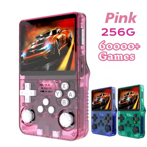 BOYHOM 256G/128G/64G R36S ARKOS 2.0 Retro Handheld Game Console 3.5'' IPS screen,Portable Pocket Gam