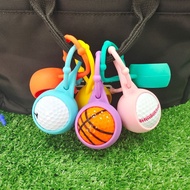 A-6💘Spot Golf Storage Bag Silicone Ball Cover Golf silicone ball cover Ball Sleeve 2DCE