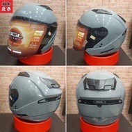 Famous Thai Helmet Sol So-7E Plain Cement Grey 3 / 4 Half Face Helmet So7E