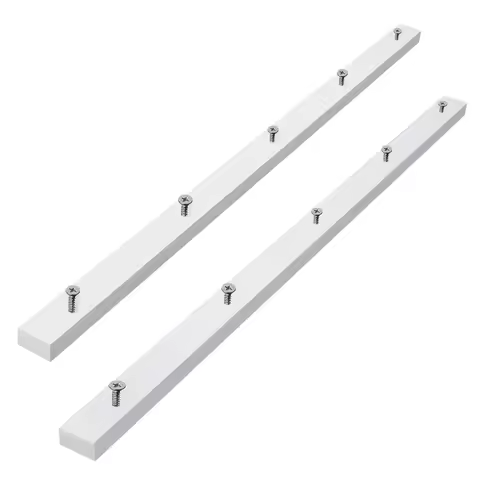 2Pcs Crosscut Sled For Table Saw Sled Miter Bars with Predrilled Screws Holes, 3/4" x 3/8" x 17" Mit