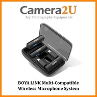 BOYA LINK Multi-Compatible Wireless Microphone System with Charging Box BOYALINK