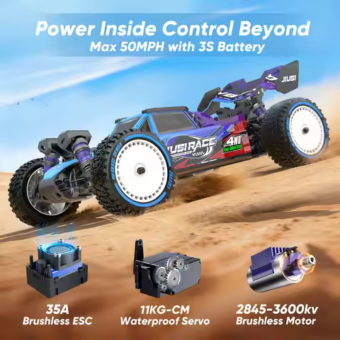 JIUSI WB12 PRO 1/12 Racing Car 80km/h Brushless 4WD RC Car High Speed 2.4G Remote Control Car Compet