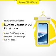 Baseus IPX8 Waterproof Phone Diving Pouch Clip-On Beach Bag With 4 Underwater Protection Layers