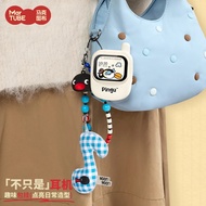 Same Day Delivery Genuine Mark Texture Cloth Pingu Penguin Earphone Creative Screen Earphone Multifu