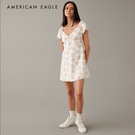 American Eagle Flutter-Sleeve Corset Mini Dress ชุดเดรส ผู้หญิง มินิ (EWDR 039-7248-106)