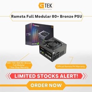 Rb-650 Ramsta Rb-750 Rb-850 650W 750W 850W Full Modular 80 Plus Bronze PSU