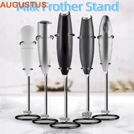 AUGUSTUS Egg Beater Holder, Iron Multifunctional Milk Frother Stand, Metal Stand Heavy Duty Universa