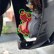 OFF-X Titanium Screw ESR Motor Head Cover Skru M6 Crown Head GR5 Screw titanium Enjin Full Set Skru 