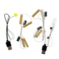 WUHUI Led Light Up Kit สำหรับ Harry Potter 75954ปราสาท Hogwarts Hall Building Blocks ไม่รวมบล็อกชุดอ