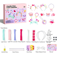 ทำความสะอาดท่ออุปกรณ์ศิลปะและงานฝีมือสำหรับเด็กรวมถึงเครื่องทำความสะอาด Piape Wiggle Googly Eyes POM