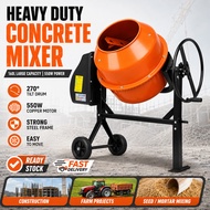 Electric Concrete Mixer 550W Portable Multi Functional Mixer Electric Mixer Concrete Mesin Bancuh Si