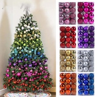 Set of 24 cute and convenient Christmas tree decoration baubles - Christmas tree decoration baubles