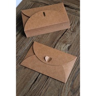 500c kraft heart envelope size 13x18cm