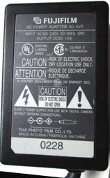 Fujifilm富士原廠AC power adapter AC-5VS Finepix數位相機專用適配器/變壓器/電源供應器/電源線AC100-240V, DC 5V-1.5A