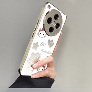 Guanglu | Ốp lưng điện thoại hình mèo khoét rỗng trái tim cho OPPO Findx8 X6Pro A3Pro A2 Full covera