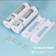 Starhome Liquid Soap Dispenser 2 Tubes Soap Dispenser Soap Holder