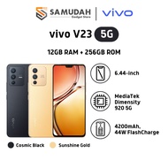 vivo V23 Stardust Black | Sunshine Gold (5G) (12GB + 256GB ) Original vivo Malaysia Warranty