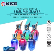 [ 1 PCS ] BOTOL KOSONG MINYAK WANGI 33ML M.K 2LAYER SKRU ( T020 )