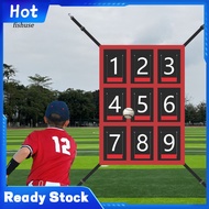 KDFH- Numbered Strike Zone Target Adjustable 9-hole Baseball Softball Pitching Target Numbered Strik