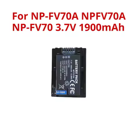 For Sony NP-FV70A NPFV70A NP-FV70 3.7V 1900mAh Camera Replacement Battery