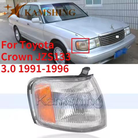 CAPQX For Toyota Crown JZS133 3.0 1991-1996 Front headlight Side Fender Light Corner turn light Mark