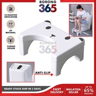 Borong365 Toilet Chair Toilet Foot Stool Kerusi Tandas Potty Bathroom Chair Plastic Toilet Stool 马桶凳脚