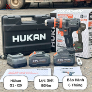 Máy Khoan Pin Hukan HM21 - G1 - I20 3 Chức Năng Đầu Kẹp 13mm AutoLock Không Chổi Than Bảo Hành 6 Thá
