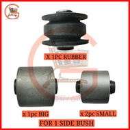 Perodua Kelisa Kenari Rear Lower Arm Bush Set *** 1 Side = 1 Big + 2 Small + 1 Rubber = RM60 ***
