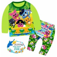 K018 BABY SHARK PINKFONG 6M 9M 12M 18M 2Y 3Y 4Y 5Y 6Y 7Y 8Y 9Y 10Y 11Y 12Y