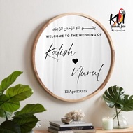 🔥 PROMO STICKER 🔥 Sticker Cermin Acrylic Welcome Board Wedding Engagement