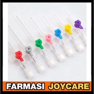 Hospitech IV Cannula / Catheter with Valve [ Size: 16G Grey / 20G Pink / 22G Blue / 24G Yellow] 1pc 