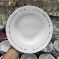 Piring Sango 9 Inch/Piring Makan Cekung Sango 9 Inch 1 Lusin