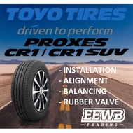 (INSTALLATION) TOYO PROXES CR1 NEW CAR TIRES TYRE TAYAR 18/19 INCH