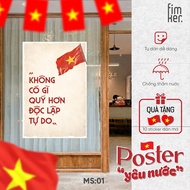 Welcome Poster September 2 glass decal