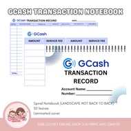 GCash Cash In Cash Out Transaction Notebook | 50 Leaves A5 Size Not Back2back | Gcash Notebook