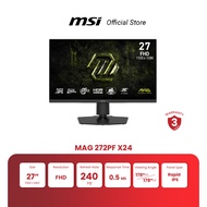 MSI Monitor MAG 272PF X24 | 27" | Rapid IPS | FHD | 0.5ms | 240Hz (จอคอมพิวเตอร์) [Pre-Order จัดส่งภ