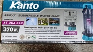ปั้มน้ำแช่ ไดโว่ สำหรับดูดน้ำทั่วไป มีขนาด/กำลัง 1"/370w  1.5"/550w  2"/750w ยี่ห้อ KANTO รุ่น KT-QD
