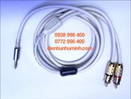 Dây Live Trực Tiếp Từ Ampli - Mixer 1.5m trắng