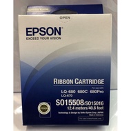 EPSON RIBBON CARTRIDGE S015508/S015016   USE FOR : LQ680  LQ680C LC 680 PRO LQ670