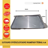 Aluminum Jointless Deck Oven Pan 0.8 Thickness Size 40x60x3cm/ Tray Pan 60x40x3 Thick/ Rectangular O