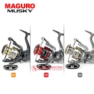 Maguro Musky 1000 Spinning Reel | 2000 | 3000 | BG BG BG BG | SG SG | GR GR GR GR | 5.2:1 | SW RUBBE