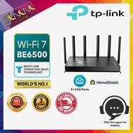 TP-Link Archer BE400 WiFi 7 BE6500 Dual-Band Dual 2.5G Ports Router with EasyMesh HomeShield