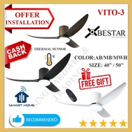 [FREE DELIVERY] Bestar Vito-3 blades Hugger DC Motor Ceiling Fan with LED Vito 3 smart device can control by App