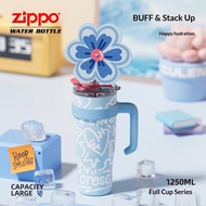 ZIPPO Insulated Straw Tumbler Series - Soda Blue, 1250ml