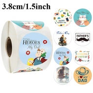 Self-adhesive Father's Day Sticker Label Sealing Sticker Father's Day Gift Decoration Sticker