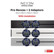 Nexen Pro Recess Power Track + 2 Adaptor (with Installation) | Power Socket | Power Track Socket | E-Bar