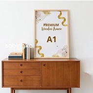 A1 Wooden Photo Frame A1 Wooden Photo Frame 59.4 x 84.1 cm Natural Pine Wood Frame