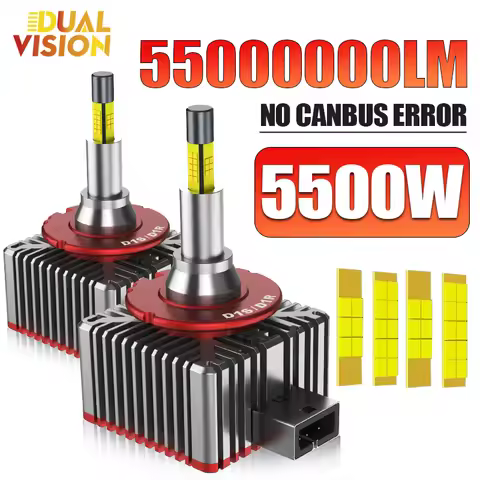 55000000LM D Series D1S D3S D8S 360 Led Headlight Bulb D1R D2S D2R D4S D4R D3R D8R 4 Sides Canbus No