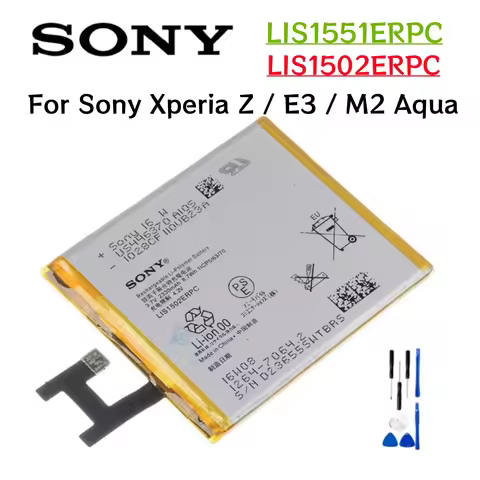 Original New Replacement Battery LIS1551ERPC / LIS1502ERPC For Sony Xperia Z / E3 / M2 Aqua S50H L36