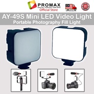 ready stock  AY-49S Mini LED Video Light Portable Photography Fill Light (Mini Video Light) VL49 AY4
